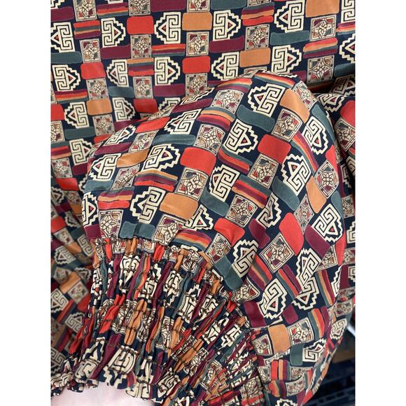 Vintage 70s Truffles Women 26 Blouse Lightweight Retro Groovy California Blouse - Picture 6 of 8